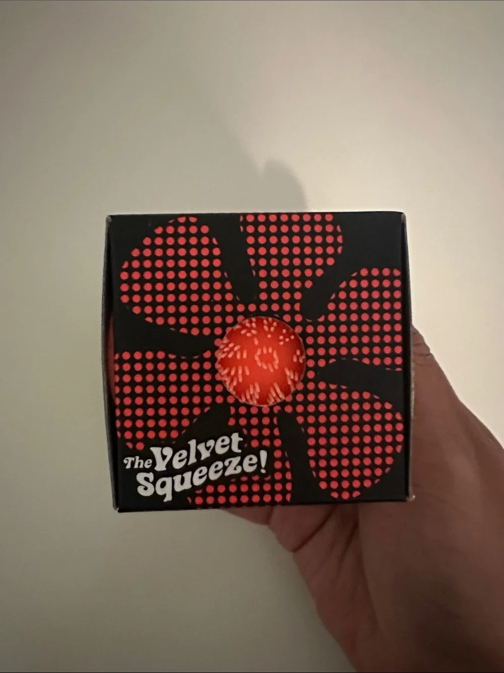 Orange Needoh Flower Power Fuzz Ball